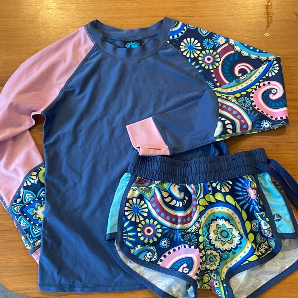 Kids rashguard set size large